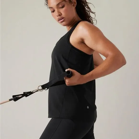 NWT Athleta Ultimate Scoop Tank Black. 2X - Picture 3 of 8